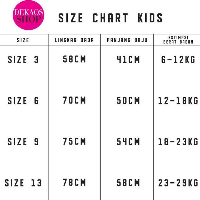 KAOS ROHANI KRISTEN ANAK / BAJU ROHANI KRISTEN ANAK / DEKAOS 1132KIDS