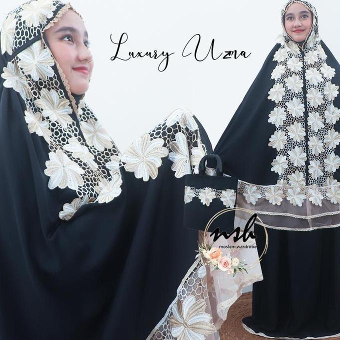 (Free Tasbih) Mukena Dewasa Super Mewah KD Tutu Uzma Ayana