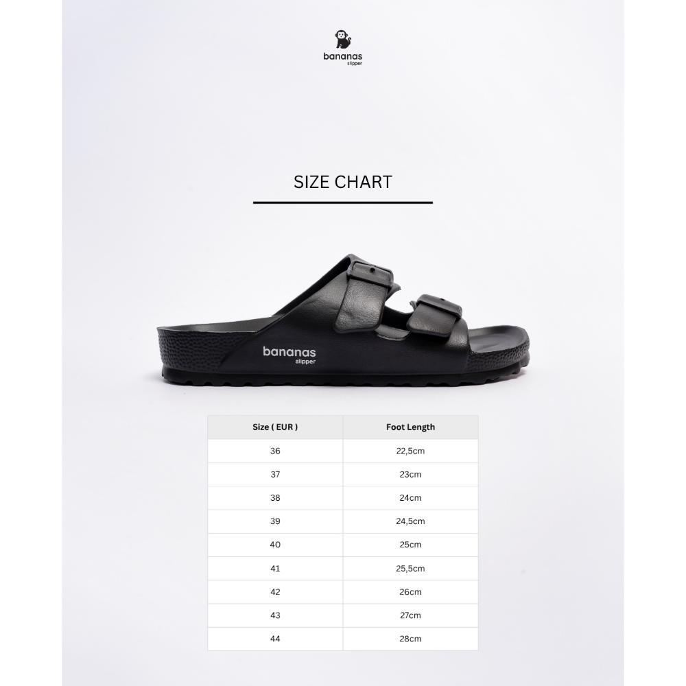 PROMO Bananas Slipper Sandal Burro Black Unisex