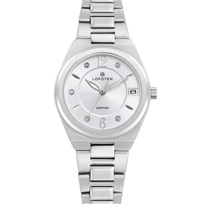 Jam Tangan Wanita LOFOTEN 2330 Kaca Sapphire Stainless Steel