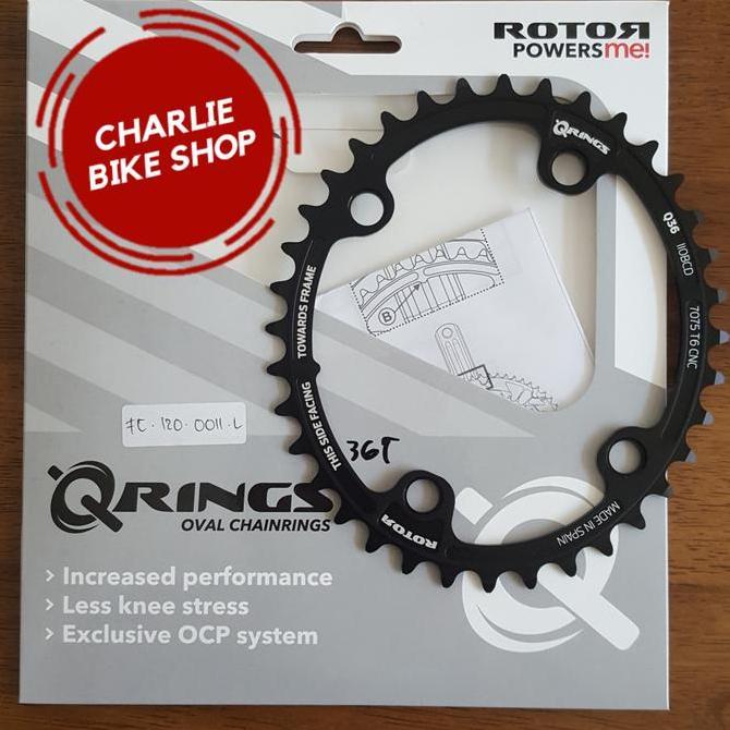 Chainring Oval ROTOR QRINGS 36T BCD110X4