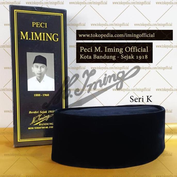Ready stock Peci M. Iming Original - Peci Polos Seri K
