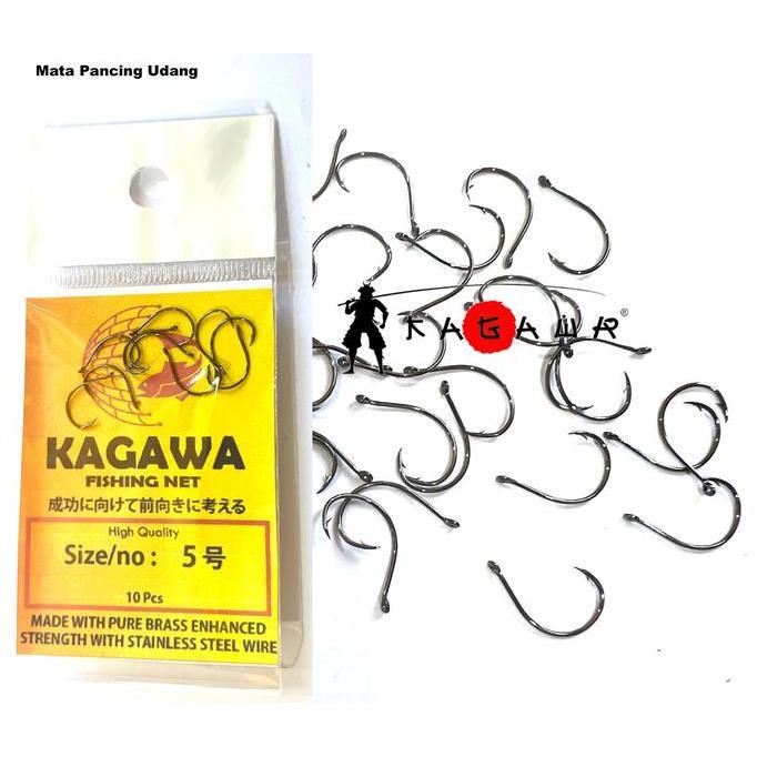 Mata Pancing Udang Carbon Kail Udang Perbungkus