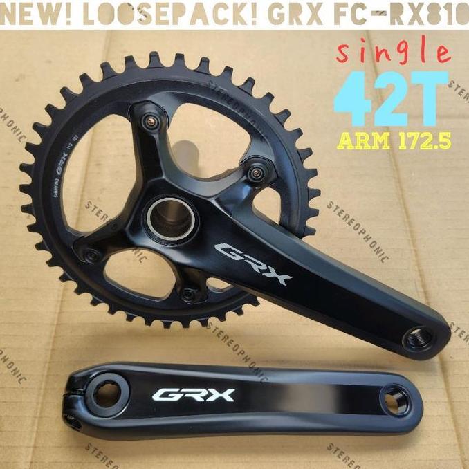 NEW LOOSEPACK Crank GRX FC-RX810 42T Crank Arm 172.5 Crank RX810 42T Crank GRX single 42T Arm 172.5 