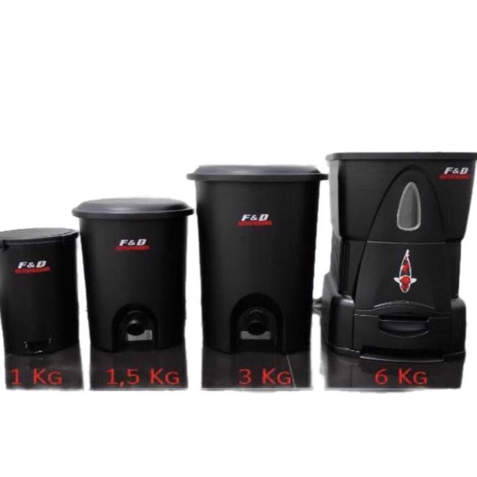 Ready AUTOFEEDER AUTO FEEDER F&D 6 KG TEMPAT PAKAN OTOMATIS