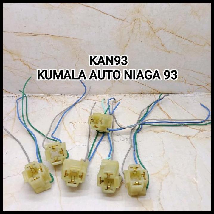 TERLARIS SOCKET LAMPU DEPAN H4 SOCKET HALOGEN H4 SOCKET H4 UNIVERSAL UNTUK SEMUA MOBIL 