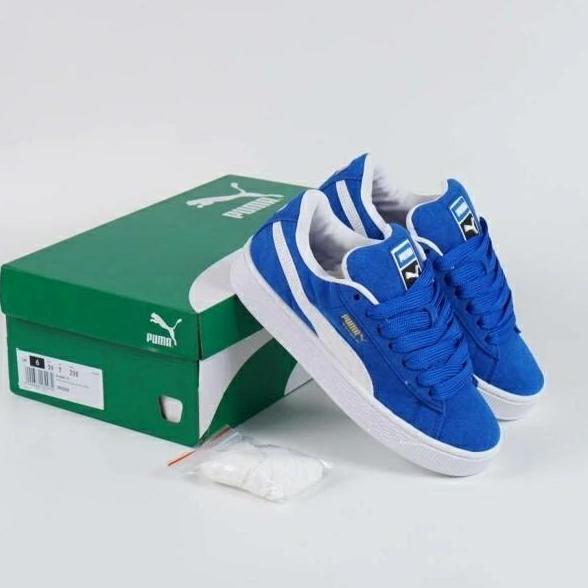 New Puma Classics Suede XL Blue White