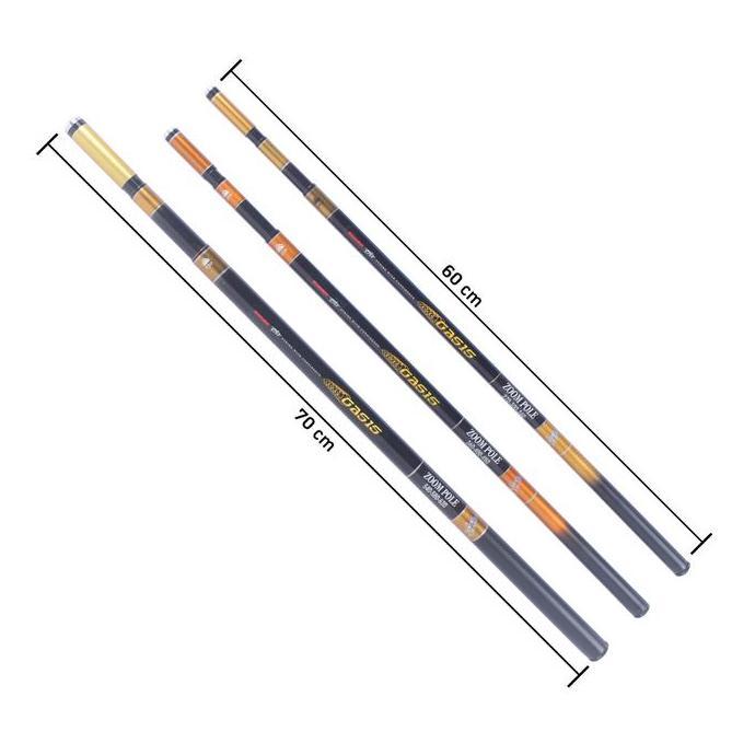 Joran Tegek Maguro Oasis | 360 450 540 630 | Zoom Pole | Carbon Keryu Kaku | Ruas Panjang ~ Indonesi