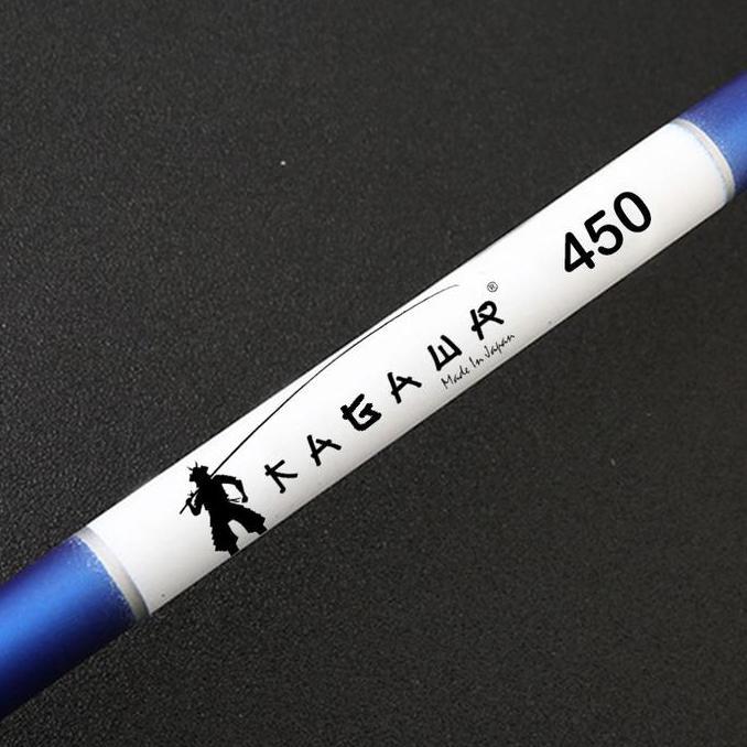 Joran Tegek Kagawa Biru Putih Seri Carbon Pole Ukuran Lengkap 270 360 450 540 630