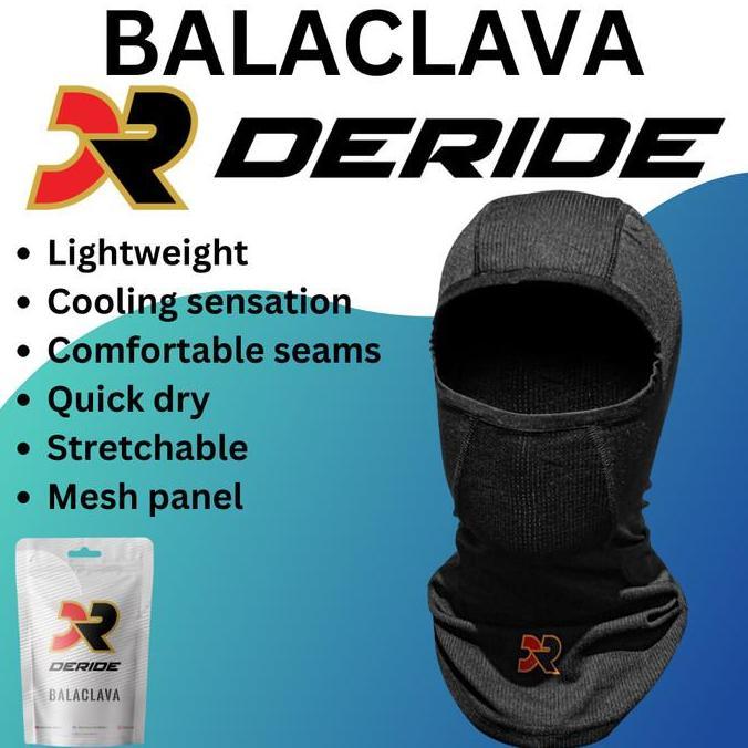 NEW BALACLAVA DERIDE MASKER HELM SARUNG PENUTUP KEPALA NINJA FULL FACE ORI