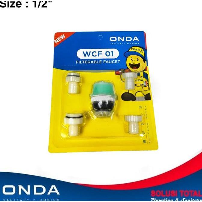 putriangkasapera - filter keran wcf 01 filterable faucet saringan keran air onda