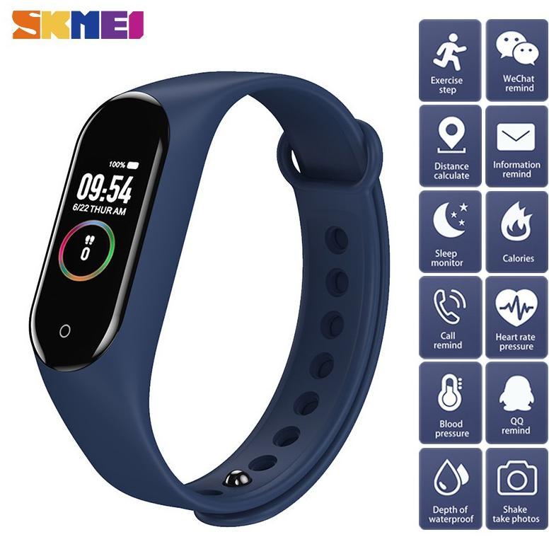 SKMEI M4 Jam Tangan Pria Wanita Digital Smartwatch Bluetooth WATCHKITE WKOS