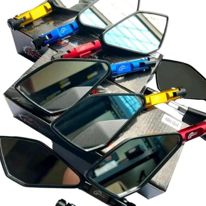 Evajayamandiri - SPION TOMOK FULL CNC UNIVERSAL NINJA CBR R15 R25 GSX SATRIA NMAX LEXI AEROX PCX VIX