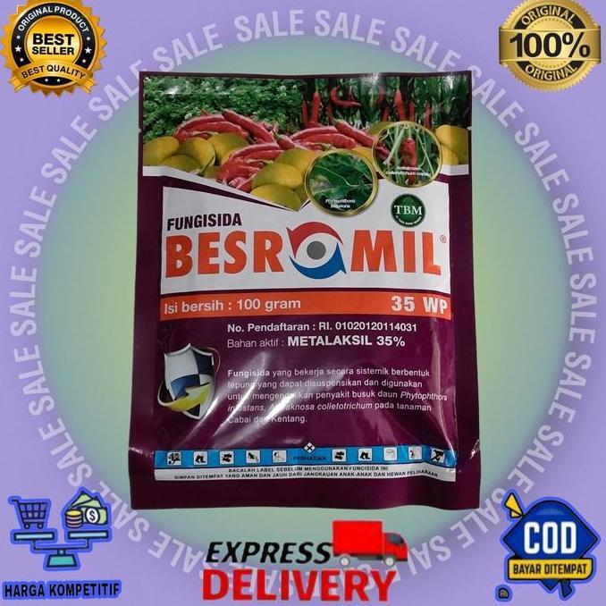 Fungisida Sistemik Besromil 35 WP Kemasan 100 gram