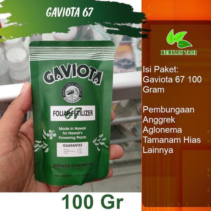 Pupuk Gaviota 67 100 Gram Pupuk Anggrek