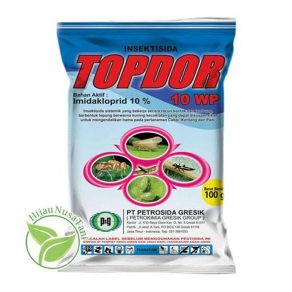 TOPDOR 10WP 100 gram - Insektisida Sistemik Pestisida Serangga Tanaman