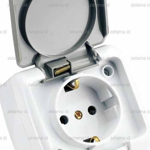 Bijuli- Stop Kontak Outdoor Waterproof Stop Kontak Penutup Luar Ruangan Colokan Listrik Yw-9 Series