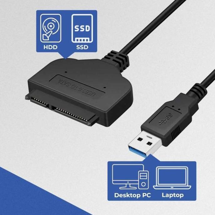 Wurzen- Kabel Konektor Usb 3.0 Sata Hardisk Pc Hdd Internal Eksternal