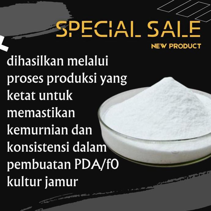 Dextrose Monohydrate isi 250gr Untuk Bahan Baku  Media PDA Bibit Jamur F0 dengan Nutrisi Tinggi