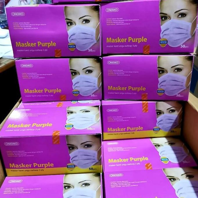 Masker Ungu Onemed Medis Masker Medis Onemed
