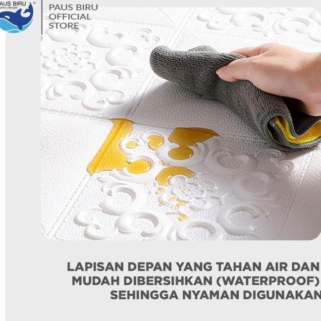 Beli 10 Gratis 1 Wallr 3D Foam 5Mm Wallr Dinding 3D Motif Foam Batik Bunga More Hh Quality Wallfoam 