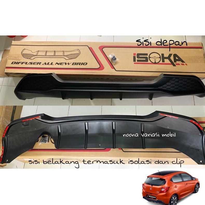 diffuser bumper belakang all new brio model oem noona variasi mobil Diskon