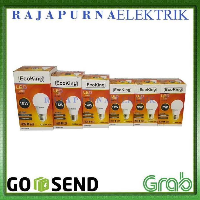 Lansungkirim- Lampu Led 18W - 18 Watt Ecoking Super Terang - Tahan Lama