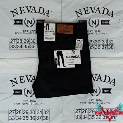 official nevada/ chinos panjang pria slimfit kerjaharian santai casual formal hitam abu cream mocca 
