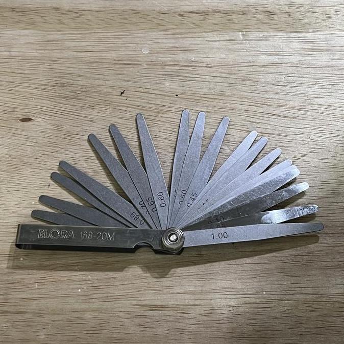 HARGA DISC - ELORA Feeler Gauge Ukuran klep 20 blade (0.05-1mm)
