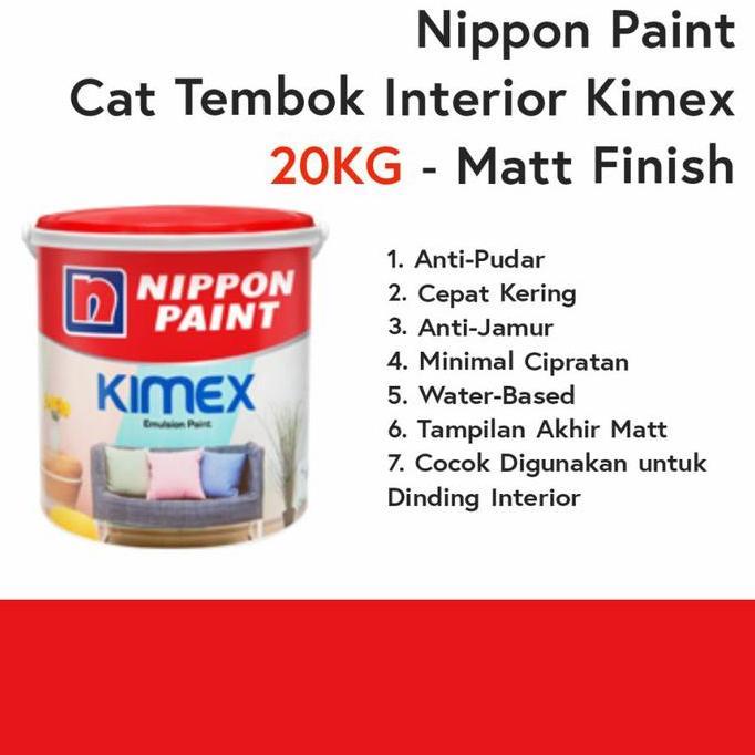 BEBAS ONGKIR - Cat Tembok Nippon Paint Kimex 20kg