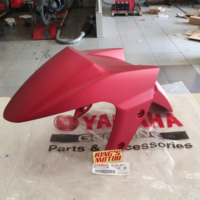 SPAKBOR DEPAN LEXI MERAH DOFF ASLI YAMAHA
