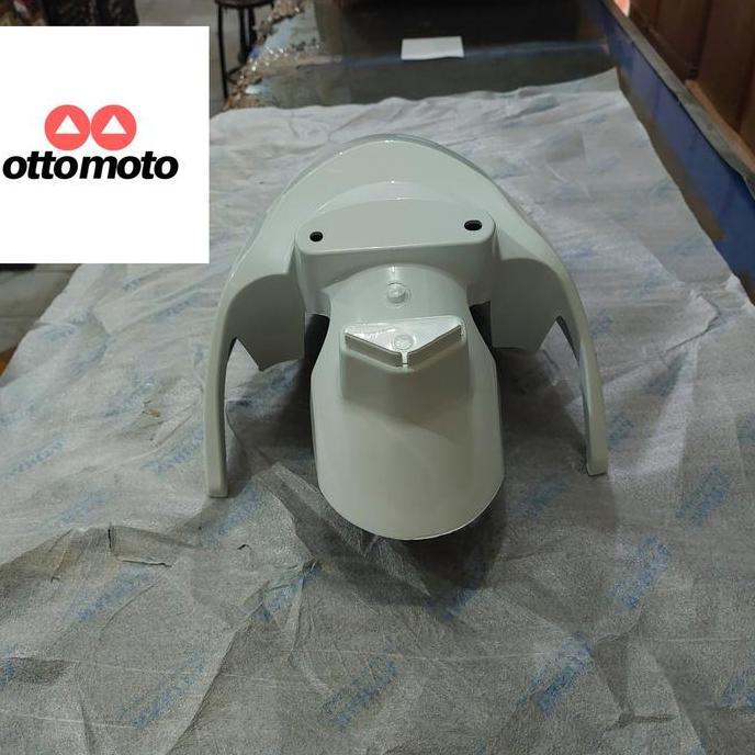 SPAKBOR DEPAN PUTIH SCOOPY FI LED DONAT ESP  2017 - 2019