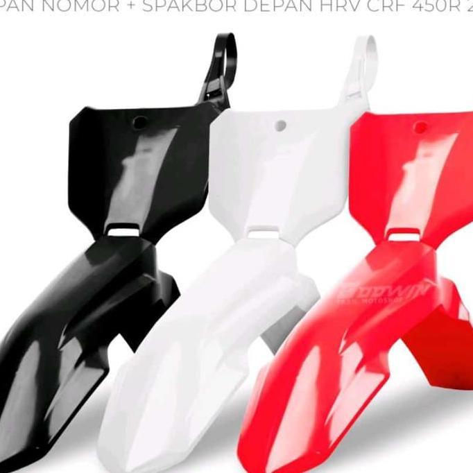 Spakbor papan nomer CRF450 CRF 450 HRV