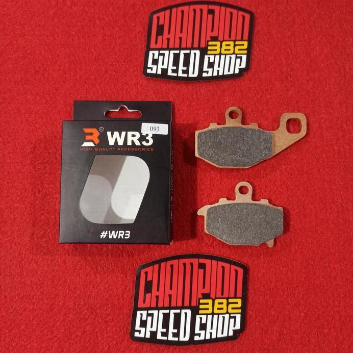 Kampas Rem Belakang WR3 Sintered ER6 ER6N ER6F ER-6N ER-6F
