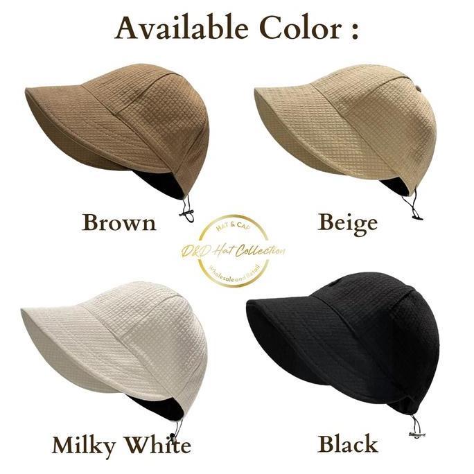 Rotazione- Topi Wanita Motif Tebal Topi Gaya Korea