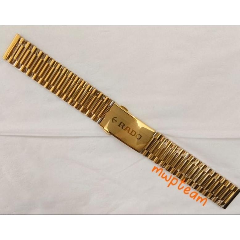 Tali jam Rantai RADO Strap stainless style Gold mido