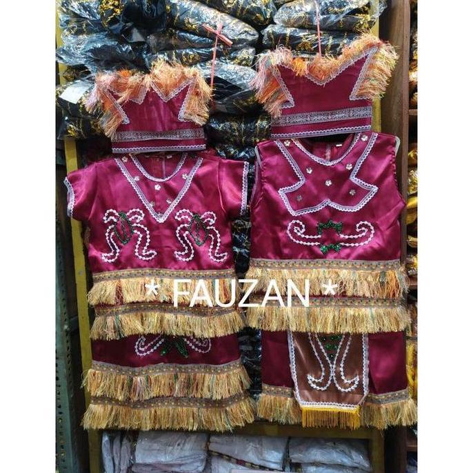 Baju Adat Papua Anak Laki Perempuan Paud Tk Sd / Pakaian Adat Irian