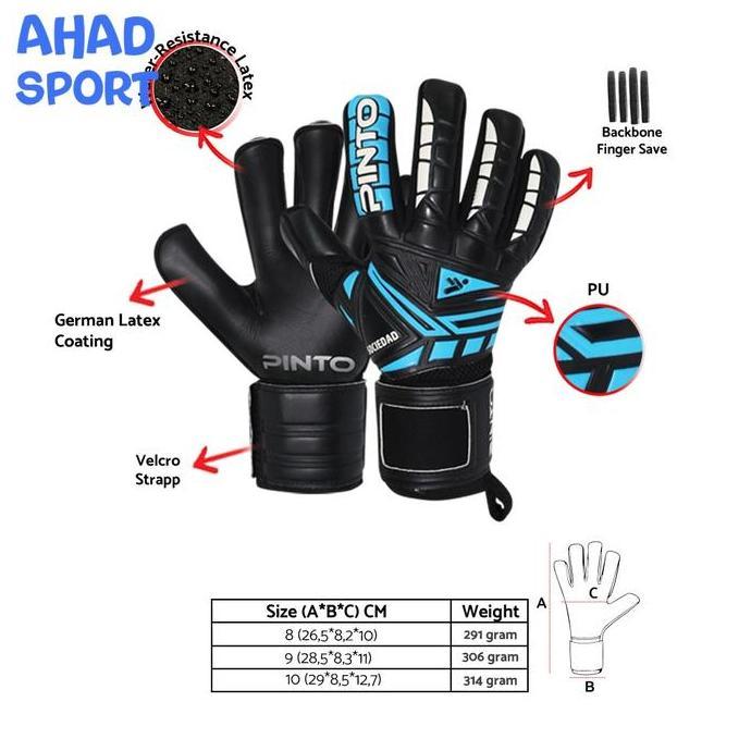 Sarung Tangan Kiper Tulang Dewasa Pinto Sociedad Original
