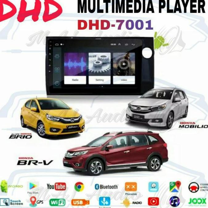 Head Unit Android DHD 9 Inch Oem Honda Brio-mobilio-brv Soket PNP