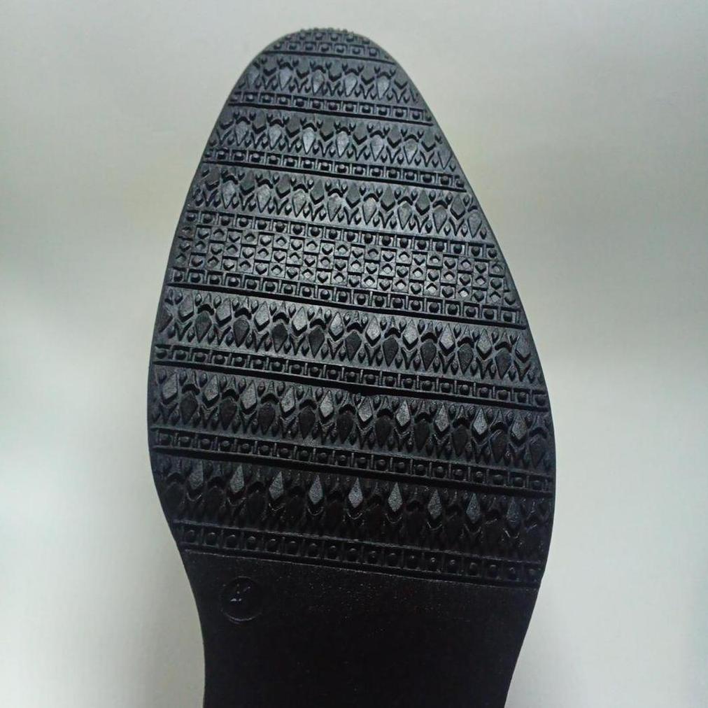 SERAVASHOP SOL SEPATU OUTSOLE PANTOFEL LANCIP SHOES PRIA COWOK TPR HITAM SIZE 38-43 -JEFF SALE