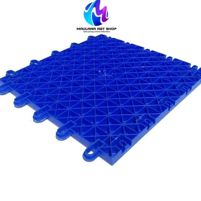 Lantai Interlock Lapangan Futsal Trilene Original 25Cmx25Cm Isi 7M2 Garansi 8 Tahun Tahan Lama Mudah