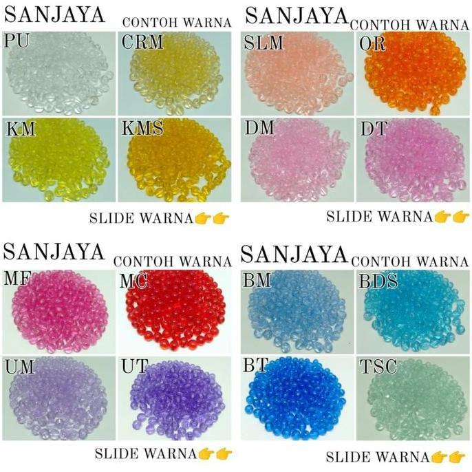 Giuntura- Manik Kaca / Mote Kaca / Manik Bulat / Mote Bulat / Mote Kaca Bulat / Mutiara Kaca Bulat 6