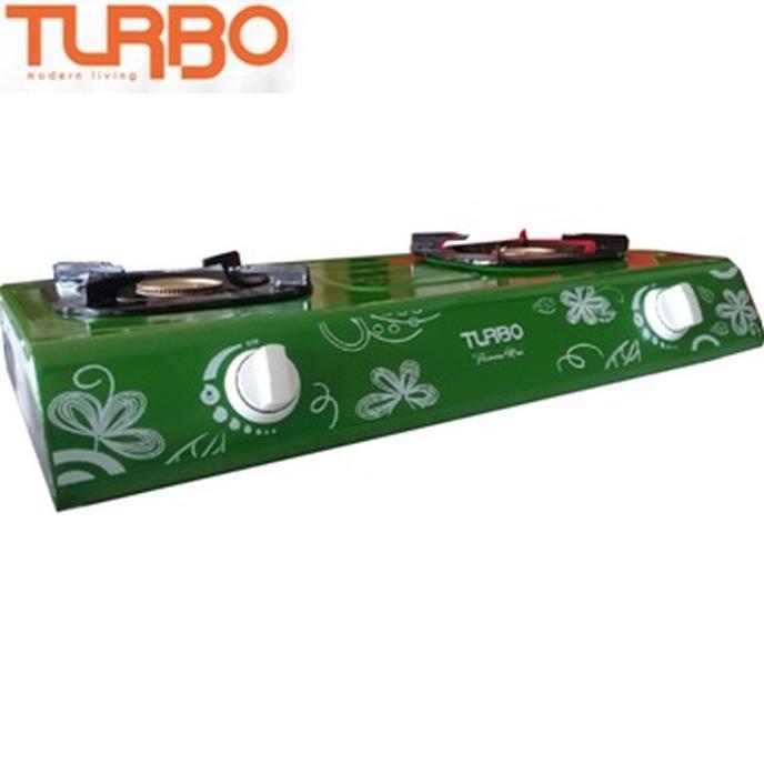 Turbo Kompor Gas 2 Tungku Gs2077 - Hijau