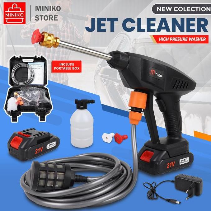 Jet Steam Cleaner 21V / Alat Steam Cuci Motor & Mobil / Jet Steam 21Volt Car