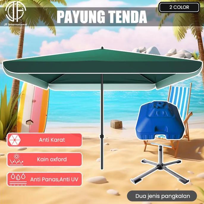 Payung Payung Tenda bahan / UV Anti Angin Tenda Taman Pantai Payung Taman