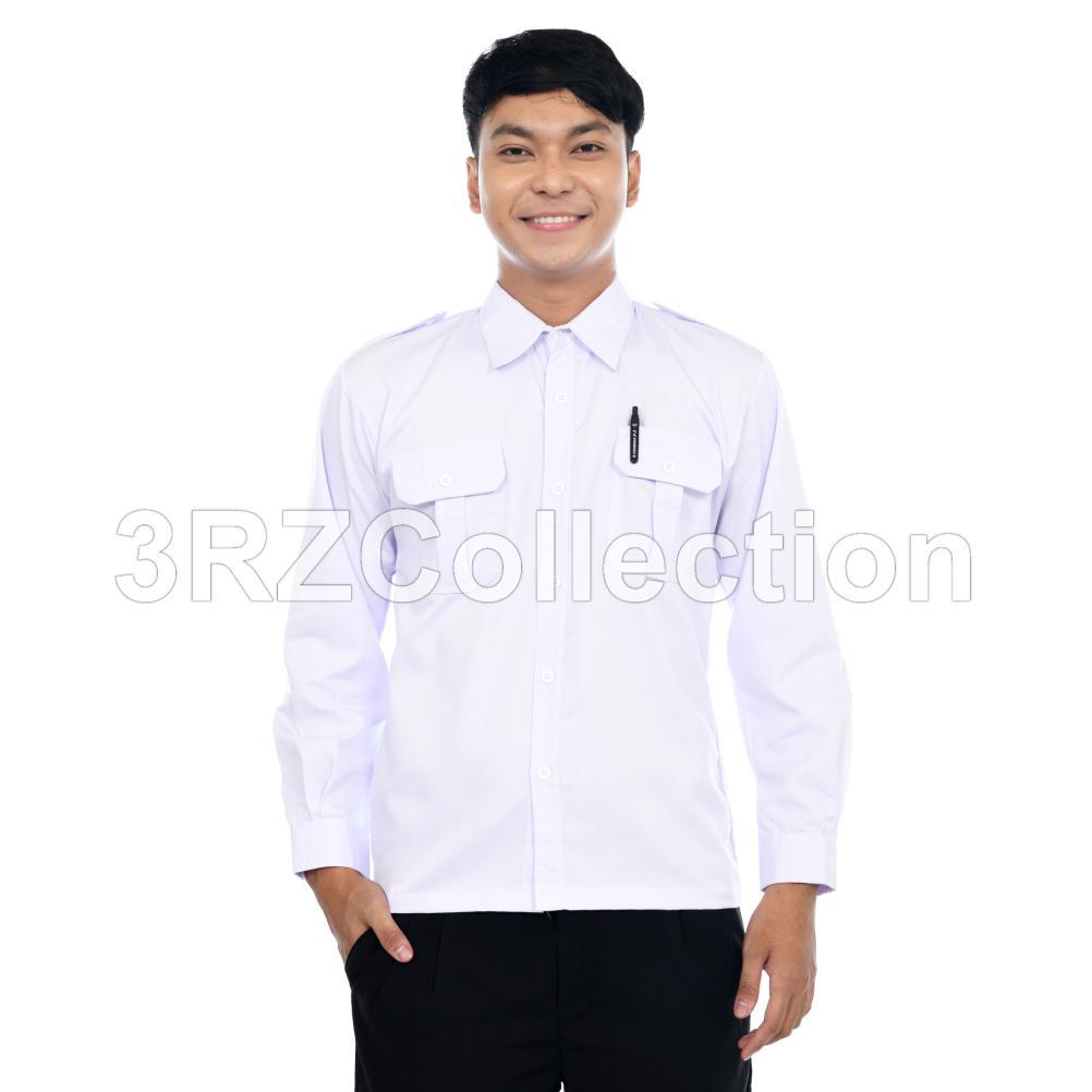 New Kemeja Putih Pns Baju Pdh Putih Baju Atasan Putih Pns Pria Lengan Panjang Seragam Putih Pns Leng