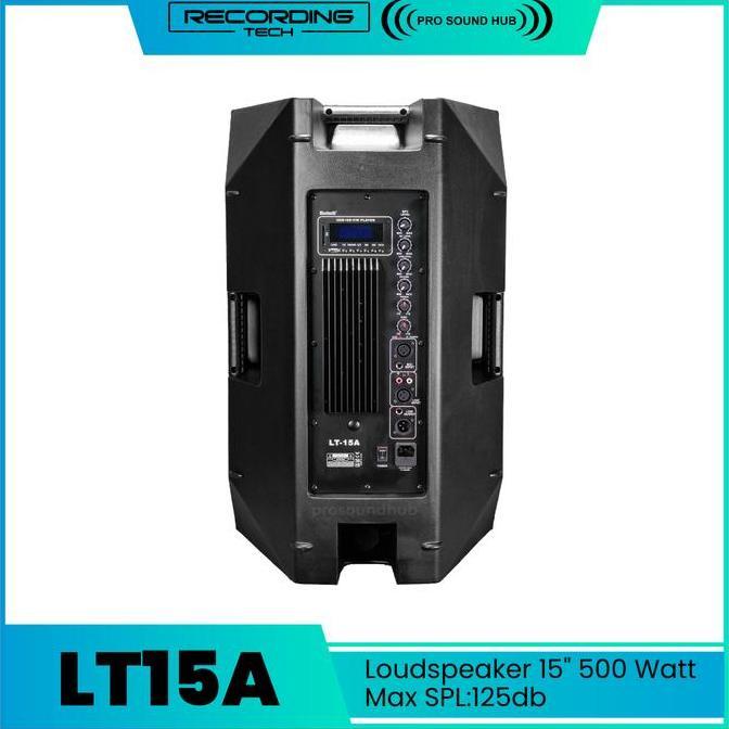 Promo Recording Tech Lt15A Active Speaker Aktif 15" 15 Inch Sound System Lt-15A 500 Watt Cod