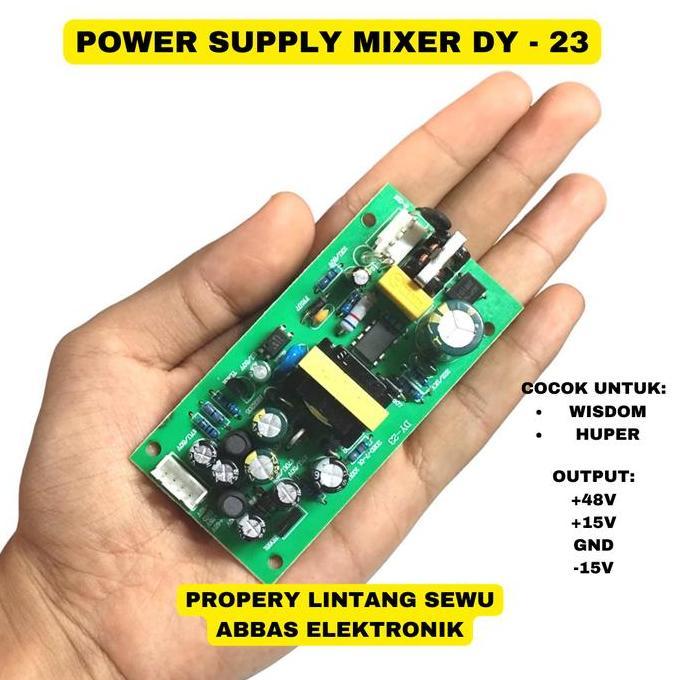 Promo Power Supply Mixer Suplai Mikser Dy- 23 Huper Wisdom Cod