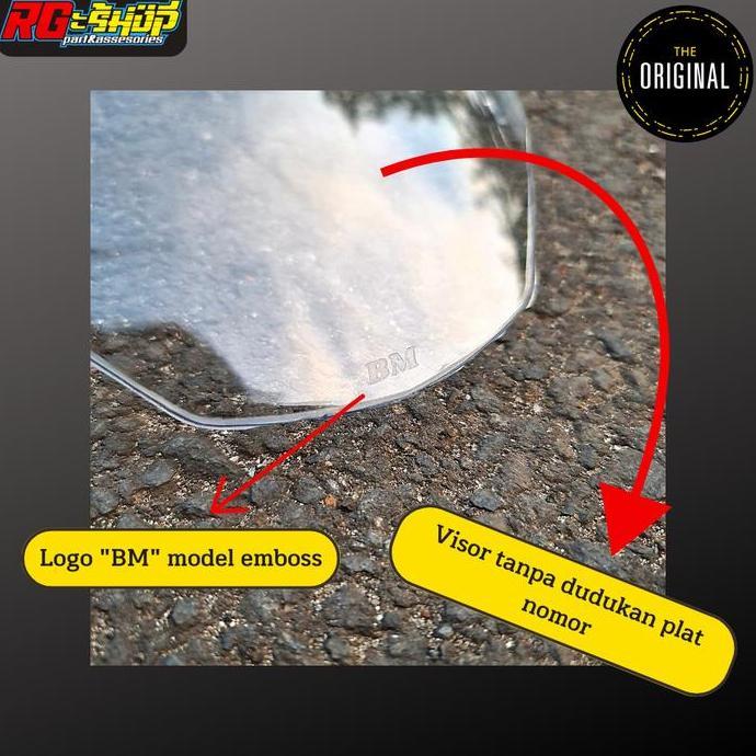 Promo visor windshield wind screen PCX 160 BM original Thailand Diskon