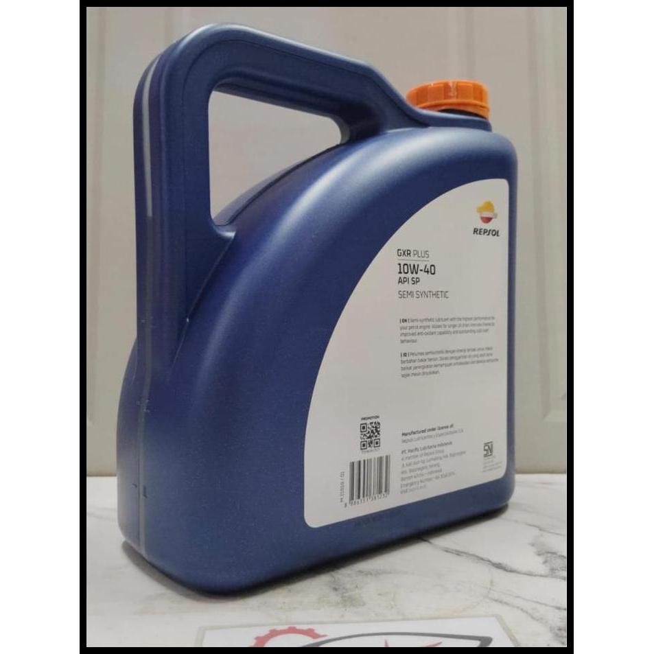HOT DEAL OLI MESIN MOBIL BENSIN REPSOL GXR PLUS PCMO 10W-40 SP 4 LITER GALON 